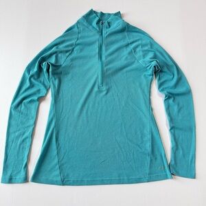 Patagonia Capilene 2 Lightweight Zip Neck Shirt Teal Small